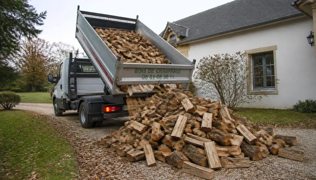 Livraison de bois de chauffage en bûches à domicile